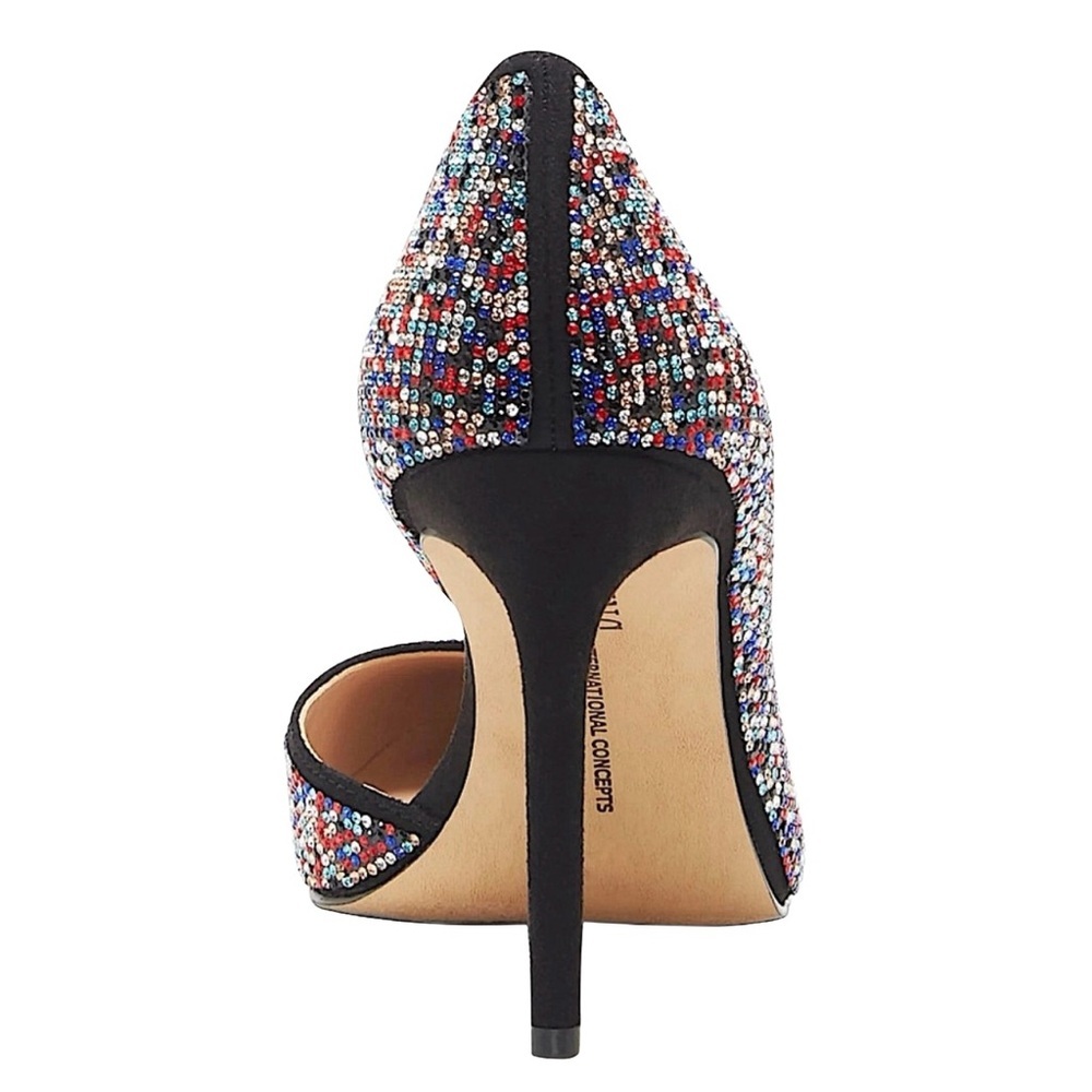 I.N.C. International Concepts 8.5 Multi Pixel Kenjay Rhinestone Pumps - Picture 2 of 3